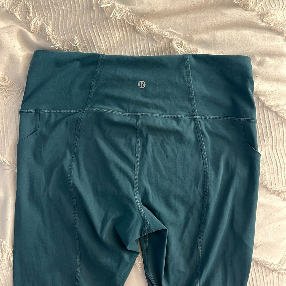 Lululemon Swift Speed With Pockets High Rise 23” Tidal Teal Size 10